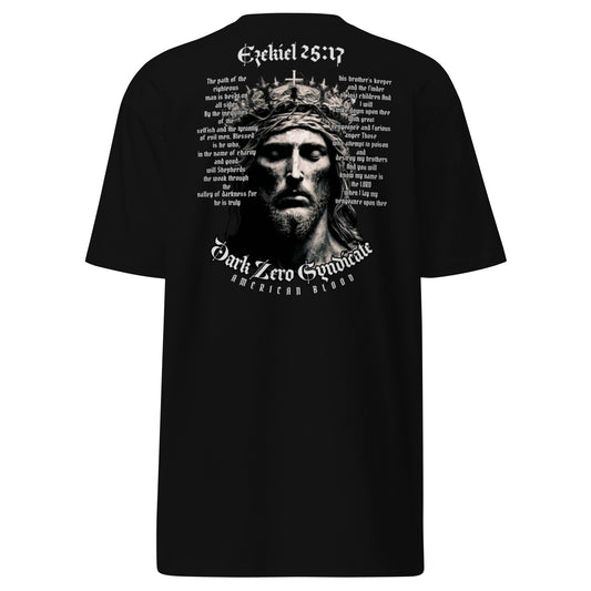 Dark Zero Syndicate/A.B.C.B. - Ezekiel 25:17 - Men’s premium heavyweight tee