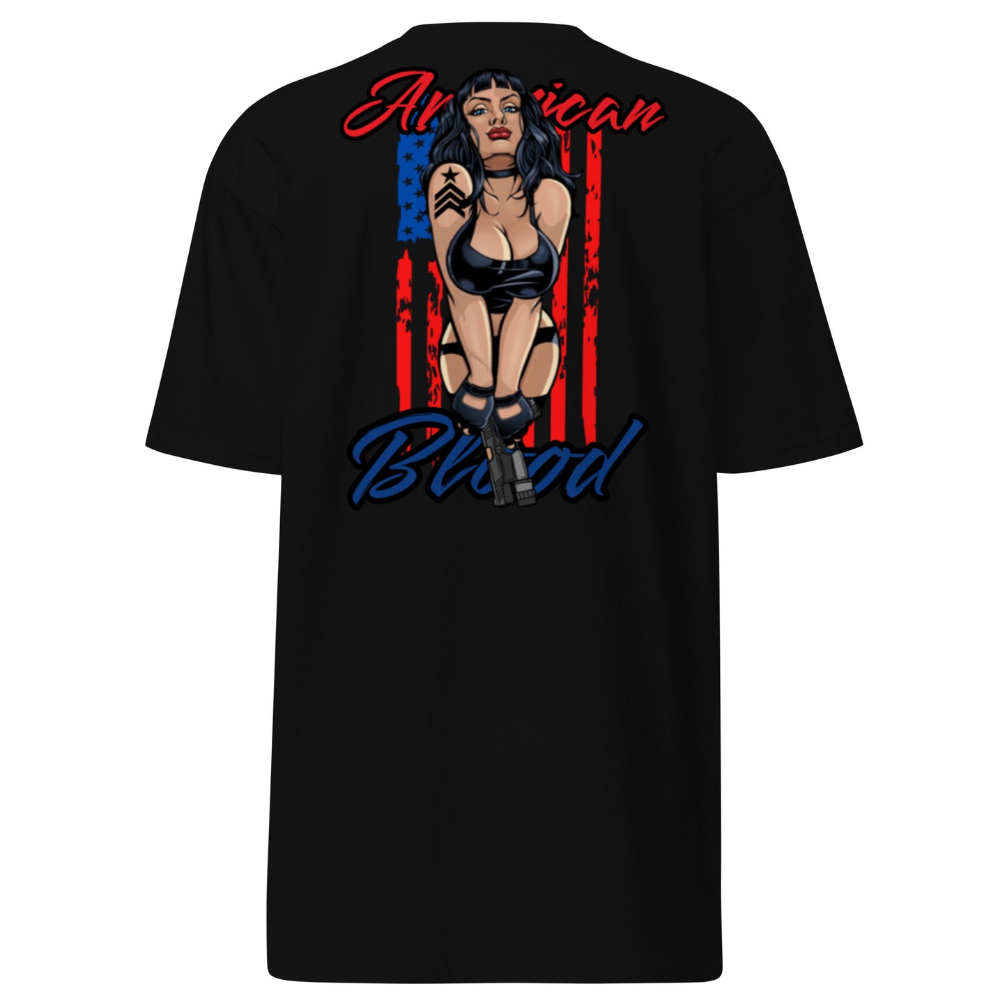 American Blood - American Girl - Men’s premium heavyweight tee