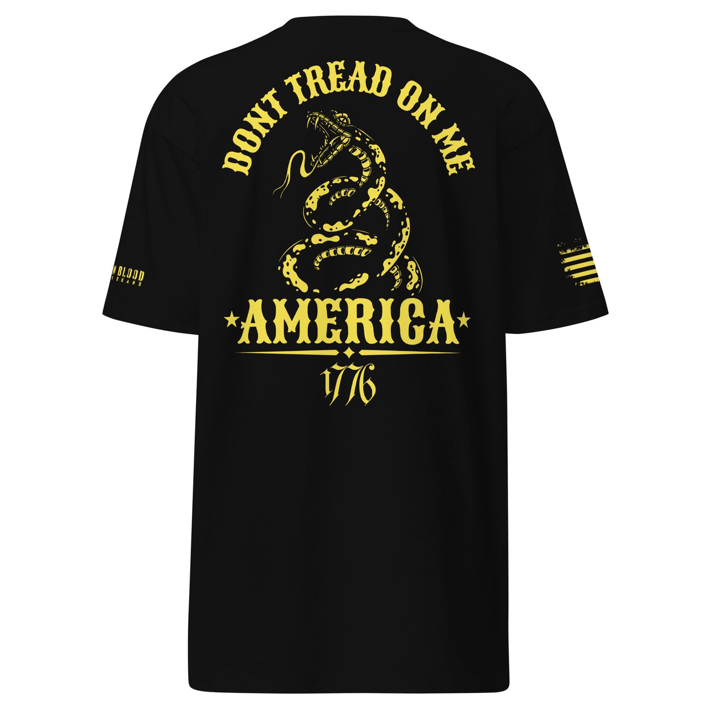 American Blood - Don't Tread On Me - Men’s premium heavyweight tee