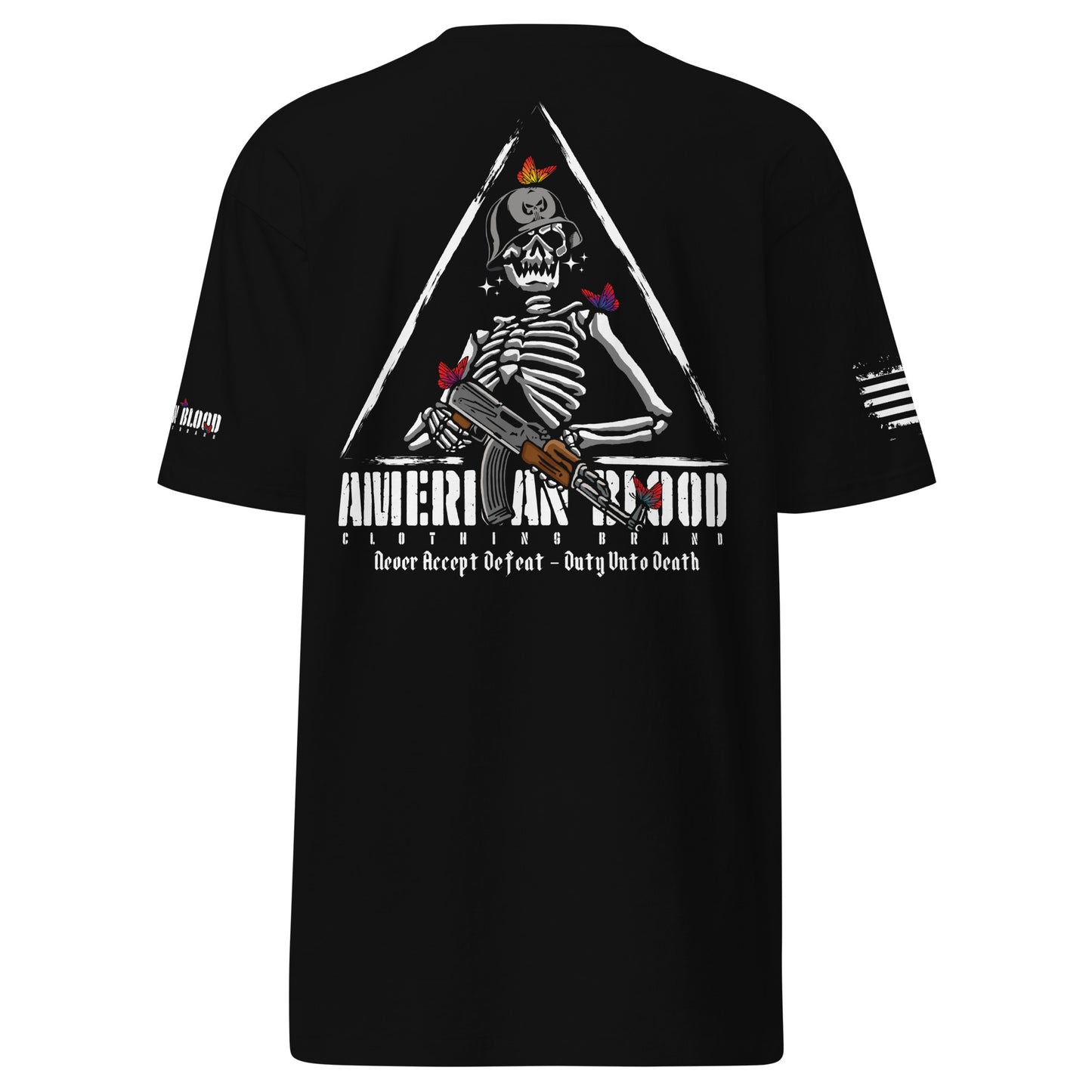 American Blood - Duty Unto Death - Men’s premium heavyweight tee