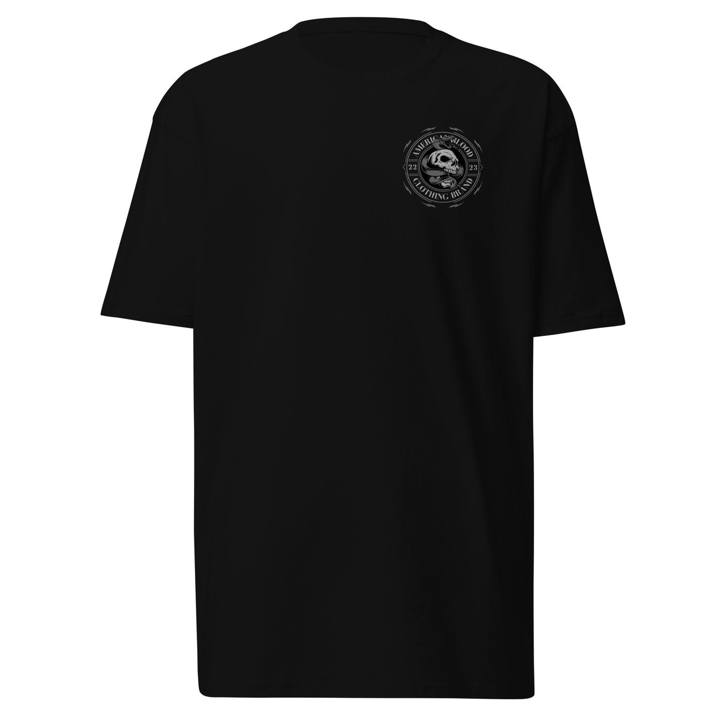 American Blood - Snake/Skull - Men’s premium heavyweight tee