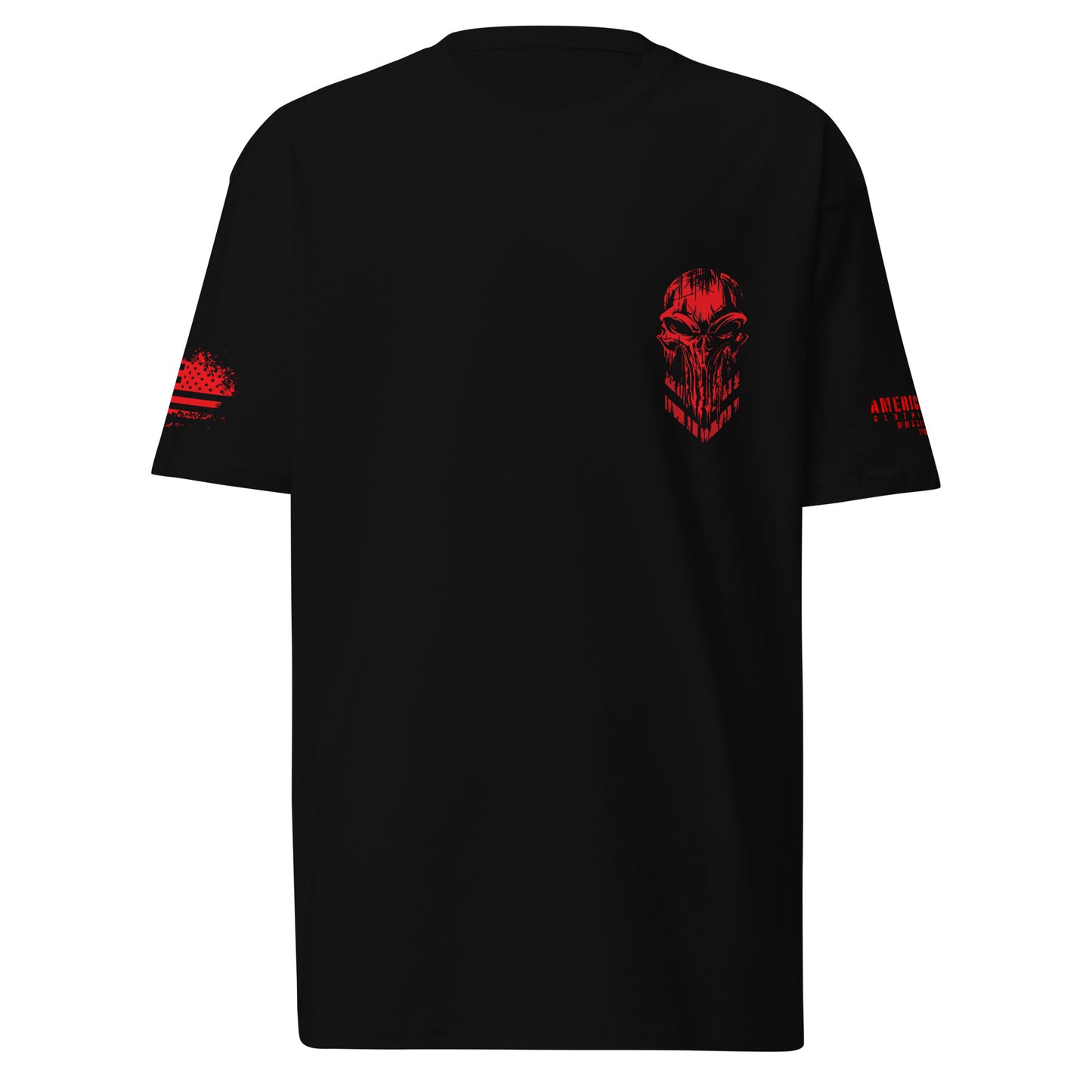 American Blood - Red Punisher/PO2 - Men’s premium heavyweight tee